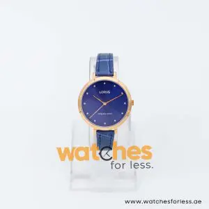 Lorus by Seiko Women’s Quartz Blue Leather Strap Blue Dial 36mm Watch RG230MX9 UAE DUBAI AJMAN SHARJAH ABU DHABI RAS AL KHAIMA UMM UL QUWAIN ALAIN FUJAIRAH