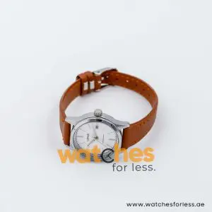 Lorus by Seiko Women’s Quartz Brown Leather Strap Silver Dial 27mm Watch RH785AX9