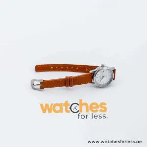 Lorus by Seiko Women’s Quartz Brown Leather Strap Silver Dial 27mm Watch RH785AX9