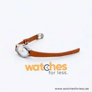Lorus by Seiko Women’s Quartz Brown Leather Strap Silver Dial 27mm Watch RH785AX9