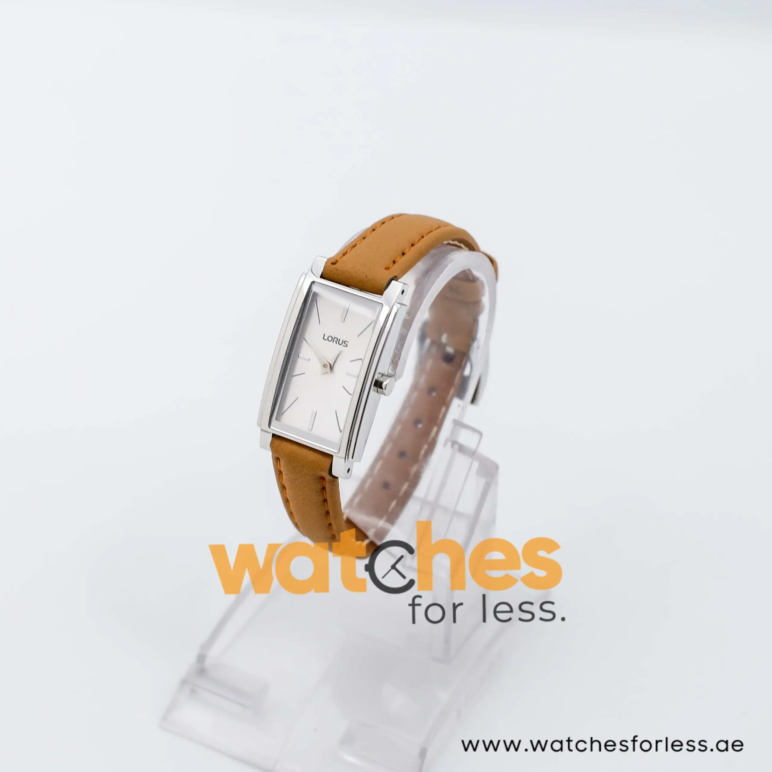 Lorus by Seiko Women’s Quartz Camel Brown Leather Strap Silver Dial 20mm Watch RRW07EX9 UAE DUBAI AJMAN SHARJAH ABU DHABI RAS AL KHAIMA UMM UL QUWAIN ALAIN FUJAIRAH