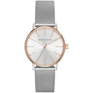 Armani Exchange Women’s Quartz Silver Stainless Steel Silver Dial 36mm Watch AX5537 UAE DUBAI AJMAN SHARJAH ABU DHABI RAS AL KHAIMA UMM UL QUWAIN ALAIN FUJAIRAH