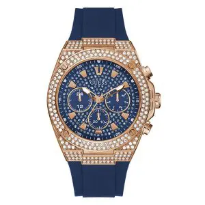 Guess Men’s Quartz Blue Silicone Strap Blue Dial 45mm Watch GW0060G3 UAE DUBAI AJMAN SHARJAH ABU DHABI RAS AL KHAIMA UMM UL QUWAIN ALAIN FUJAIRAH