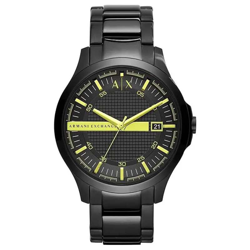 Armani Exchange Men’s Quartz Black Stainless Steel Black Dial 46mm Watch AX2407 UAE DUBAI AJMAN SHARJAH ABU DHABI RAS AL KHAIMA UMM UL QUWAIN ALAIN FUJAIRAH
