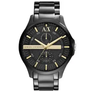 Armani Exchange Men’s Quartz Black Stainless Steel Black Dial 46mm Watch AX2121 UAE DUBAI AJMAN SHARJAH ABU DHABI RAS AL KHAIMA UMM UL QUWAIN ALAIN FUJAIRAH