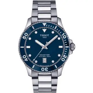 TISSOT Men’s Swiss Made Quartz Silver Stainless Steel Blue Dial 40mm Watch T120.410.11.041.00 UAE DUBAI AJMAN SHARJAH ABU DHABI RAS AL KHAIMA UMM UL QUWAIN ALAIN FUJAIRAH
