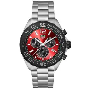 Tag Heuer Formula 1 Men’s Quartz Swiss Made Silver Stainless Steel Red Dial 43mm Watch CAZ101AN.BA0842 UAE DUBAI AJMAN SHARJAH ABU DHABI RAS AL KHAIMA UMM UL QUWAIN ALAIN FUJAIRAH