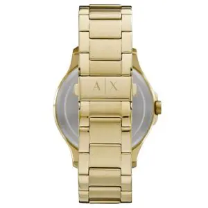 Armani Exchange Men’s Quartz Gold Stainless Steel Gold Dial 46mm Watch AX2415 UAE DUBAI AJMAN SHARJAH ABU DHABI RAS AL KHAIMA UMM UL QUWAIN ALAIN FUJAIRAH