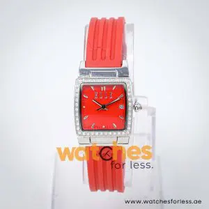 Elle Women’s Quartz Red Silicone Strap Red Dial 23mm Watch EL20118P04N UAE DUBAI AJMAN SHARJAH ABU DHABI RAS AL KHAIMA UMM UL QUWAIN ALAIN FUJAIRAH