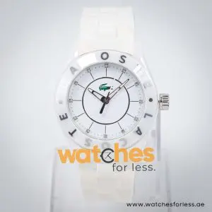 Lacoste Women’s Quartz White Silicone Strap White Dial 37mm Watch 2000672