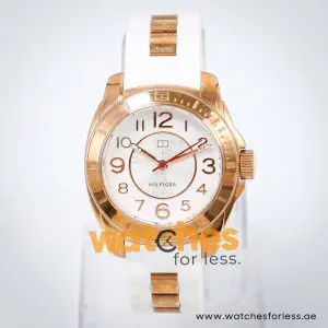 Tommy Hilfiger Women’s Quartz White Silicone Strap White Dial 36mm Watch 1781305 UAE DUBAI AJMAN SHARJAH ABU DHABI RAS AL KHAIMA UMM UL QUWAIN ALAIN FUJAIRAH