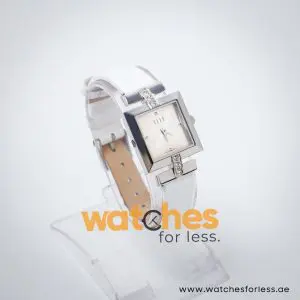 Elle Women’s Quartz White Leather Strap Silver Dial 25mm Watch EL20028S05C UAE DUBAI AJMAN SHARJAH ABU DHABI RAS AL KHAIMA UMM UL QUWAIN ALAIN FUJAIRAH