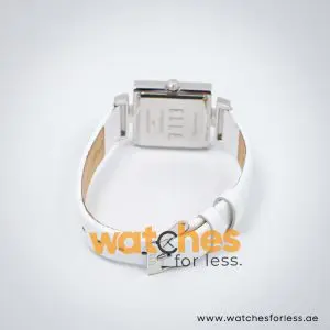 Elle Women’s Quartz White Leather Strap Silver Dial 25mm Watch EL20028S05C UAE DUBAI AJMAN SHARJAH ABU DHABI RAS AL KHAIMA UMM UL QUWAIN ALAIN FUJAIRAH