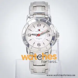 Tommy Hilfiger Women’s Quartz Silver Stainless Steel White Dial 32mm Watch 1780741 UAE DUBAI AJMAN SHARJAH ABU DHABI RAS AL KHAIMA UMM UL QUWAIN ALAIN FUJAIRAH