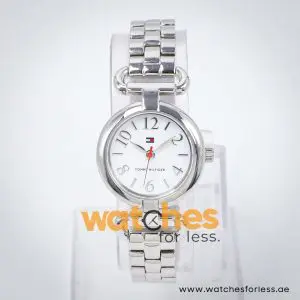 Tommy Hilfiger Women’s Quartz Silver Stainless Steel White Dial 28mm Watch 1780889 UAE DUBAI AJMAN SHARJAH ABU DHABI RAS AL KHAIMA UMM UL QUWAIN ALAIN FUJAIRAH