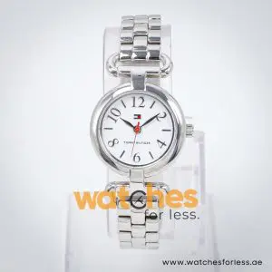 Tommy Hilfiger Women’s Quartz Silver Stainless Steel White Dial 28mm Watch 1780889 UAE DUBAI AJMAN SHARJAH ABU DHABI RAS AL KHAIMA UMM UL QUWAIN ALAIN FUJAIRAH