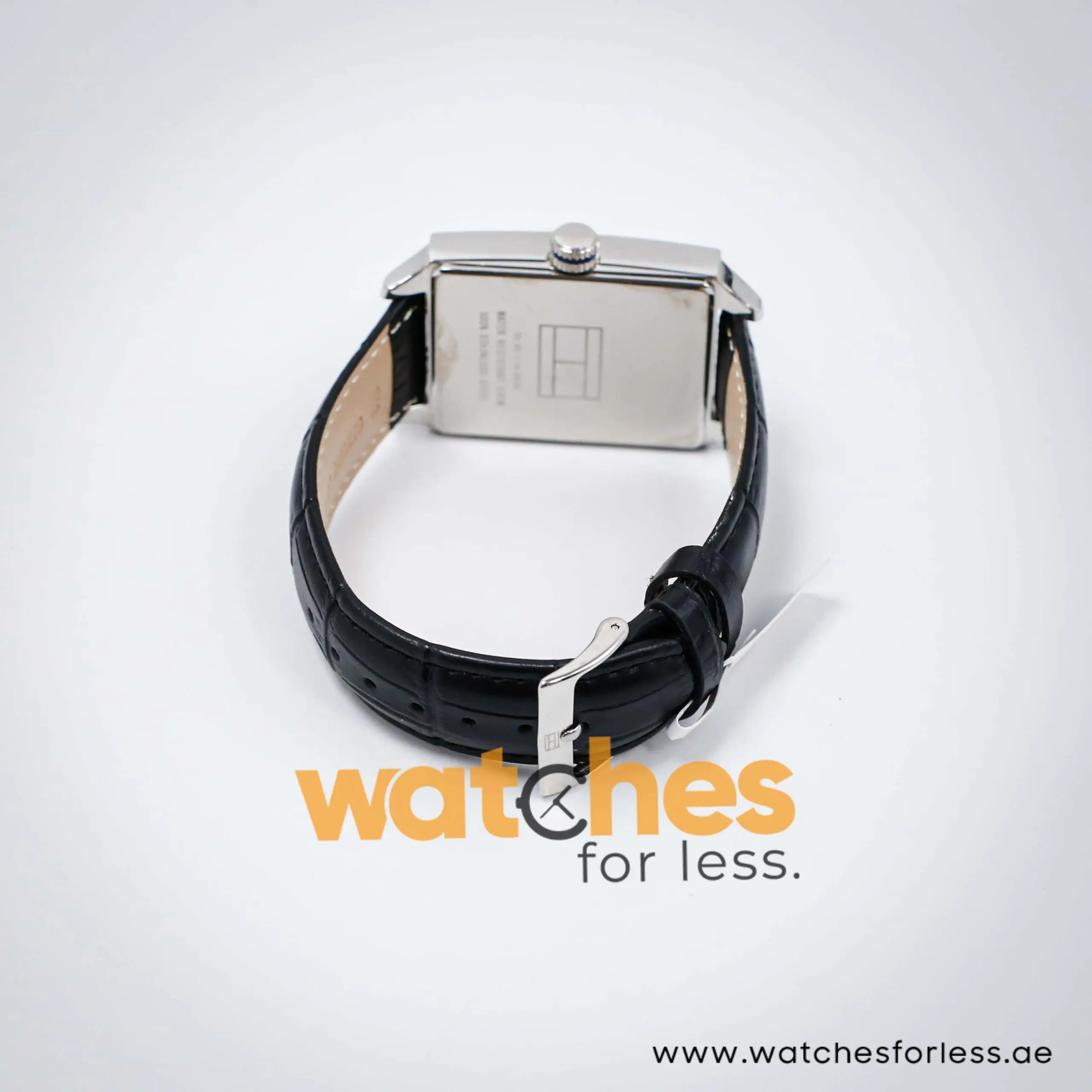 Tommy Hilfiger Men’s Quartz Black Leather Strap Silver Sunray Dial 34mm Watch 1710218 UAE DUBAI AJMAN SHARJAH ABU DHABI RAS AL KHAIMA UMM UL QUWAIN ALAIN FUJAIRAH