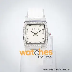 Elle Women’s Quartz White Silicone Strap Off-White Dial 29mm Watch EL20118P01N UAE DUBAI AJMAN SHARJAH ABU DHABI RAS AL KHAIMA UMM UL QUWAIN ALAIN FUJAIRAH