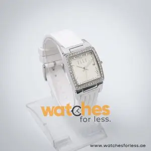 Elle Women’s Quartz White Silicone Strap Off-White Dial 29mm Watch EL20118P01N UAE DUBAI AJMAN SHARJAH ABU DHABI RAS AL KHAIMA UMM UL QUWAIN ALAIN FUJAIRAH