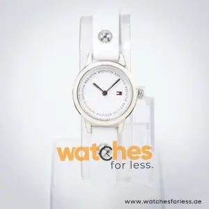 Tommy Hilfiger Women’s Quartz White Leather Strap White Dial 25mm Watch 1781092 UAE DUBAI AJMAN SHARJAH ABU DHABI RAS AL KHAIMA UMM UL QUWAIN ALAIN FUJAIRAH
