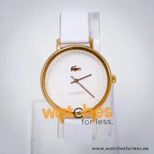 Lacoste Women’s Quartz White Leather Strap White Dial 35mm Watch 2000716