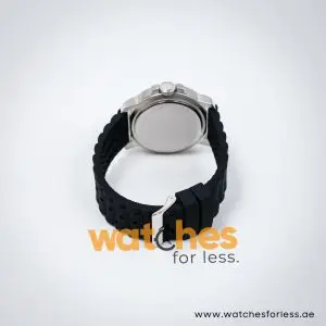 Tommy Hilfiger Men’s Quartz Black Silicone Strap White Dial 43mm Watch 1790821 UAE DUBAI AJMAN SHARJAH ABU DHABI RAS AL KHAIMA UMM UL QUWAIN ALAIN FUJAIRAH