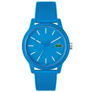 Lacoste Unisex Quartz Blue Silicone Strap Blue Dial 42mm Watch 2011193 UAE DUBAI AJMAN SHARJAH ABU DHABI RAS AL KHAIMA UMM UL QUWAIN ALAIN FUJAIRAH
