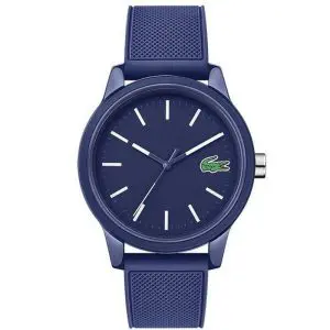 Lacoste Men’s Quartz Blue Silicone Strap Blue Dial 42mm Watch 2010987 UAE DUBAI AJMAN SHARJAH ABU DHABI RAS AL KHAIMA UMM UL QUWAIN ALAIN FUJAIRAH