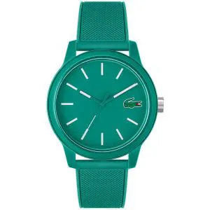 Lacoste Men’s Quartz Green Silicone Strap Green Dial 42mm Watch 2011192