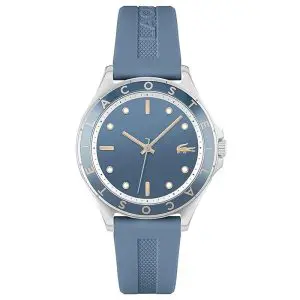 Lacoste Women’s Quartz Blue Silicone Strap Blue Dial 38mm Watch 2001267 UAE DUBAI AJMAN SHARJAH ABU DHABI RAS AL KHAIMA UMM UL QUWAIN ALAIN FUJAIRAH