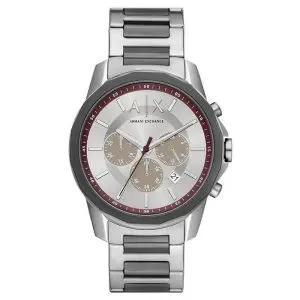 Armani Exchange Men’s Quartz Silver Stainless Steel Grey Dial 44mm Watch AX1745 UAE DUBAI AJMAN SHARJAH ABU DHABI RAS AL KHAIMA UMM UL QUWAIN ALAIN FUJAIRAH
