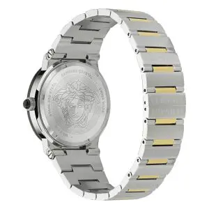 Versace Women’s Quartz Swiss Made Two Tone Stainless Steel Blue Dial 38mm Watch VE7G00223 UAE DUBAI AJMAN SHARJAH ABU DHABI RAS AL KHAIMA UMM UL QUWAIN ALAIN FUJAIRAH