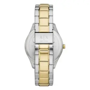 Armani Exchange Men’s Quartz Two Tone Stainless Steel Black Dial 42mm Watch AX1865