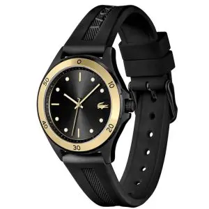 Lacoste Women’s Quartz Black Silicone Strap Black Dial 38mm Watch 2001223 UAE DUBAI AJMAN SHARJAH ABU DHABI RAS AL KHAIMA UMM UL QUWAIN ALAIN FUJAIRAH