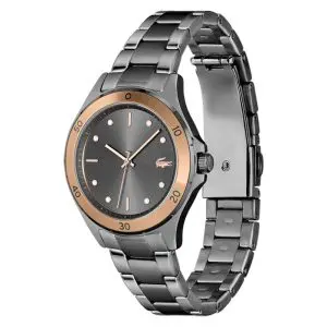 Lacoste Women’s Quartz Grey Stainless Steel Grey Dial 38mm Watch 2001224 UAE DUBAI AJMAN SHARJAH ABU DHABI RAS AL KHAIMA UMM UL QUWAIN ALAIN FUJAIRAH