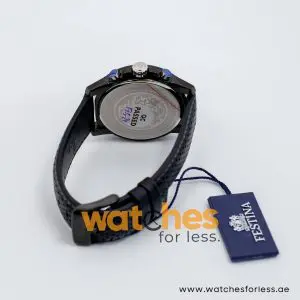Festina Men’s Quartz Black Leather Strap Black Dial 45mm Watch F20339/2 UAE DUBAI AJMAN SHARJAH ABU DHABI RAS AL KHAIMA UMM UL QUWAIN ALAIN FUJAIRAH