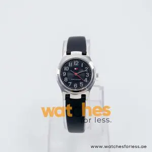 Tommy Hilfiger Women’s Quartz Black Leather Strap Black Dial 28mm Watch 1780684 UAE DUBAI AJMAN SHARJAH ABU DHABI RAS AL KHAIMA UMM UL QUWAIN ALAIN FUJAIRAH