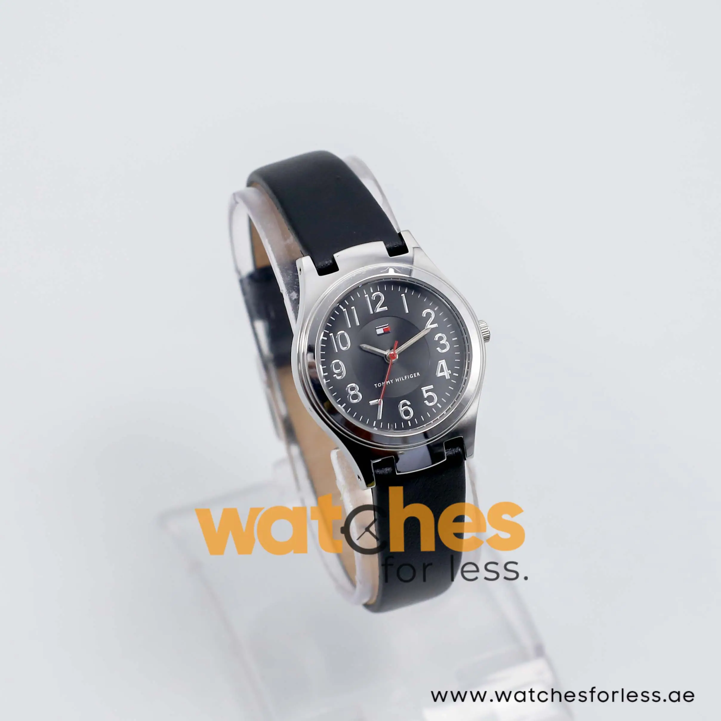 Tommy Hilfiger Women’s Quartz Black Leather Strap Black Dial 28mm Watch 1780684