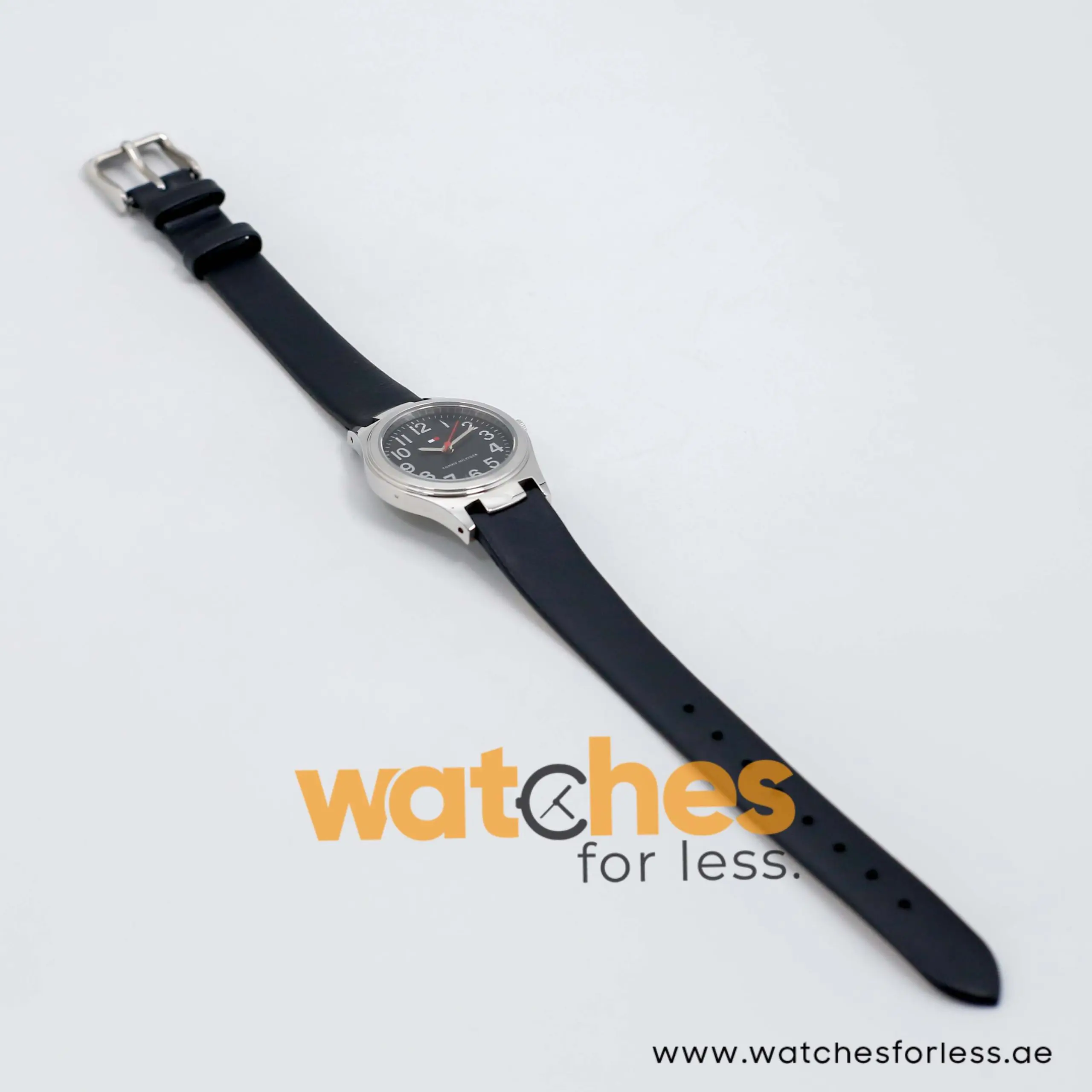 Tommy Hilfiger Women’s Quartz Black Leather Strap Black Dial 28mm Watch 1780684