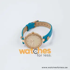 Versus by Versace Women’s Quartz Sea Green Leather Strap Rose Gold Dial 34mm VSP988132 UAE DUBAI AJMAN SHARJAH ABU DHABI RAS AL KHAIMA UMM UL QUWAIN ALAIN FUJAIRAH