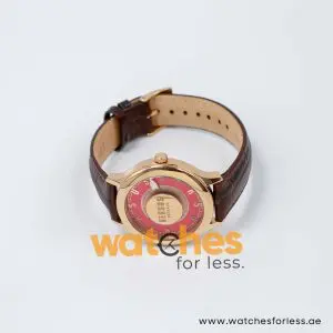 Versus by Versace Women’s Quartz Dark Brown Leather Strap Dark Pink Dial 39mm Watch VSP410319/1 UAE DUBAI AJMAN SHARJAH ABU DHABI RAS AL KHAIMA UMM UL QUWAIN ALAIN FUJAIRAH