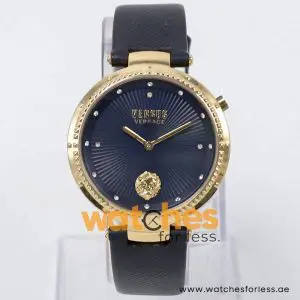 Versus by Versace Women’s Quartz Black Leather Strap Black Dial 38mm Watch VSP989132 UAE DUBAI AJMAN SHARJAH ABU DHABI RAS AL KHAIMA UMM UL QUWAIN ALAIN FUJAIRAH