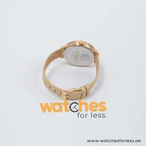 Versus by Versace Women’s Quartz Beige Leather Strap White Dial 36mm Watch VSP1S0619