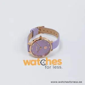 Versus by Versace Women’s Quartz Purple Leather Strap Purple Dial 36mm Watch VSP1S0719