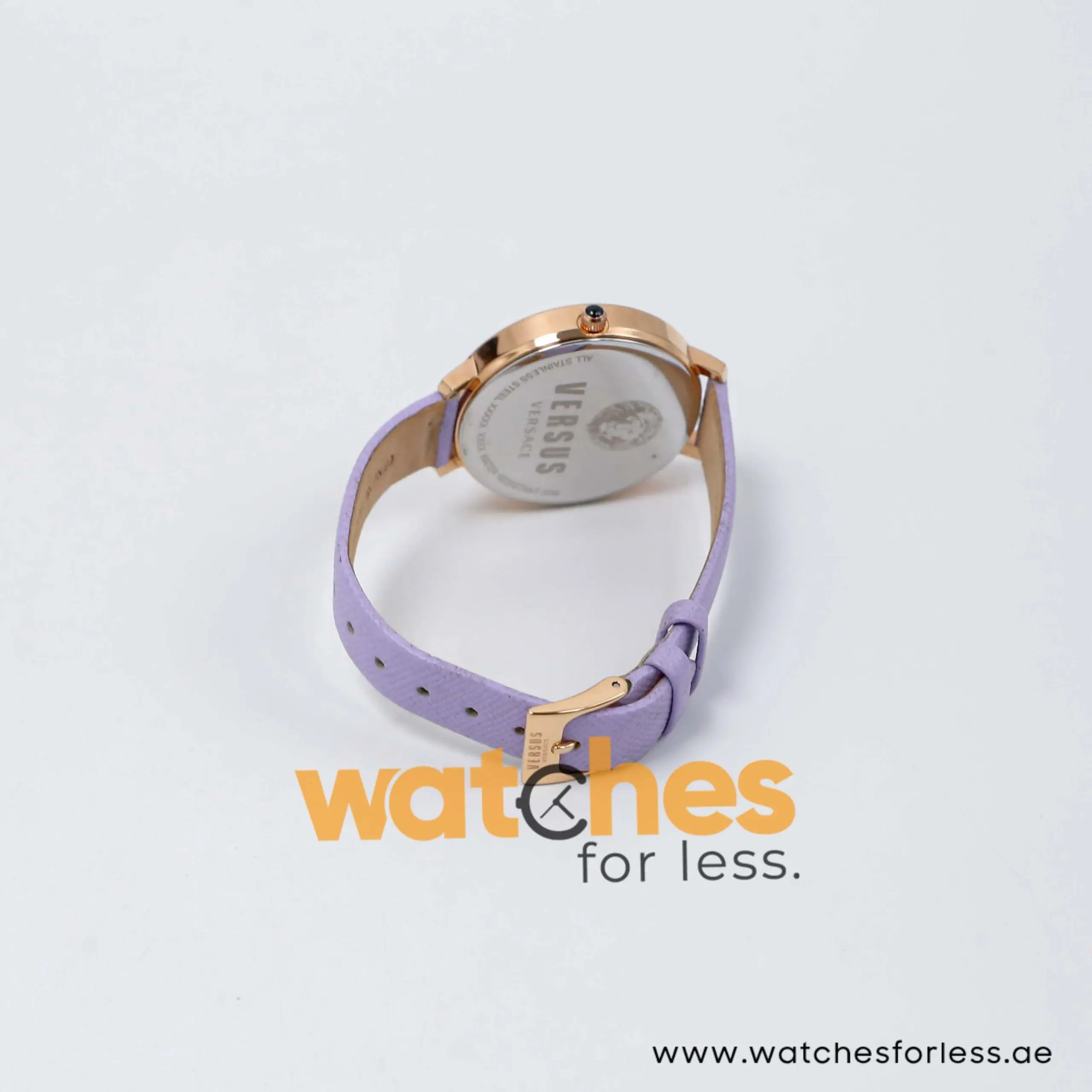 Versus by Versace Women’s Quartz Purple Leather Strap Purple Dial 36mm Watch VSP1S0719 UAE DUBAI AJMAN SHARJAH ABU DHABI RAS AL KHAIMA UMM UL QUWAIN ALAIN FUJAIRAH