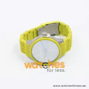 Superdry Unisex Quartz Green Silicone Chain Green Dial 44mm Watch SYG123PN