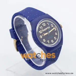 Superdry Women’s/Kids Quartz Navy Blue Silicone Strap Blue Dial 38mm Watch SYL167U - Image 3