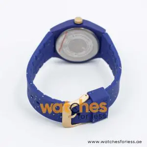 Superdry Women’s Quartz Navy Blue Silicone Strap Blue Dial 38mm Watch SYL167U