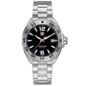 Tag Heuer Formula 1 Men’s Quartz Swiss Made Silver Stainless Steel Black Dial 41mm Watch WAZ1112.BA0875 UAE DUBAI AJMAN SHARJAH ABU DHABI RAS AL KHAIMA UMM UL QUWAIN ALAIN FUJAIRAH