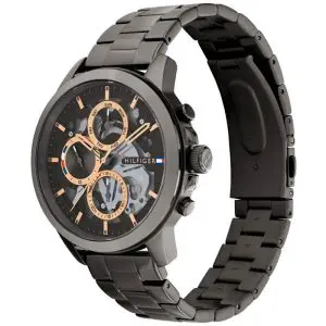 Tommy Hilfiger Men’s Quartz Grey Stainless Steel Grey Dial 44mm Watch 1710479 UAE DUBAI AJMAN SHARJAH ABU DHABI RAS AL KHAIMA UMM UL QUWAIN ALAIN FUJAIRAH